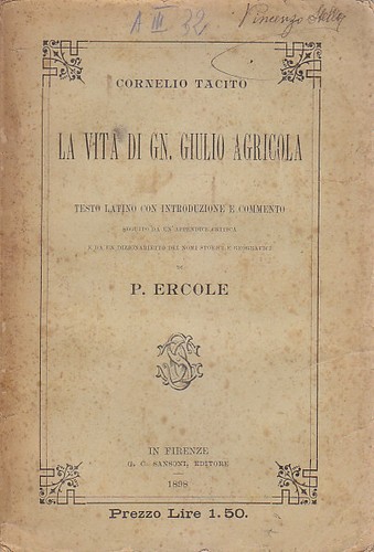 Vita giulio agricola di - giulio,