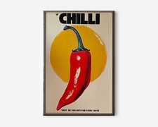 Poster peperoncino anni 70