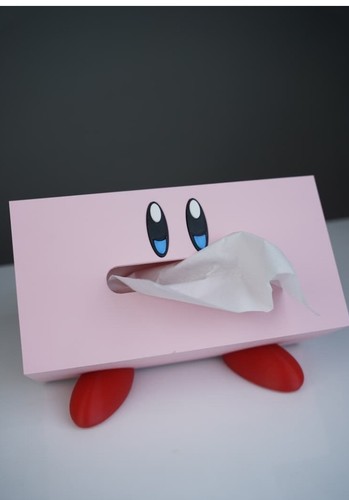 Porta fazzoletti kirby rosa - porta, |
