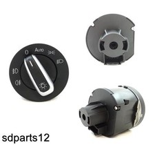 Pulsante Interruttore Devioluci Sensore Luci Per Vw Golf 5 Passat B6 Touran 