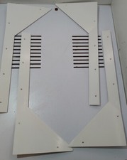 Biliardino GARLANDO DELUX angolari ferma vetro kit pz4 nuovi