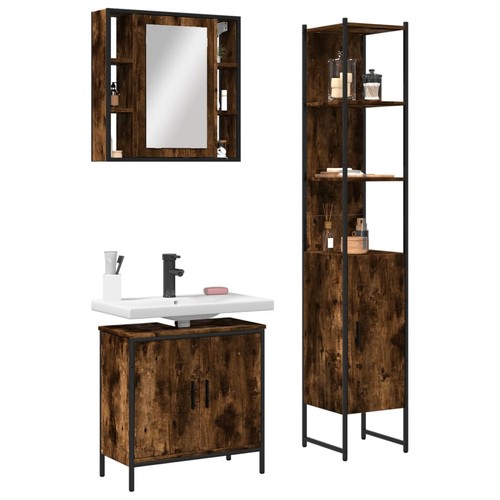 Vidaxl set mobili bagno - set,