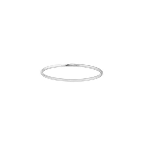 Anello filo tondo piatto - in,