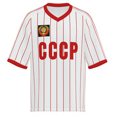 URSS - CCCP Unione Sovietica maglia calcio retro, 1982 away soccer replica