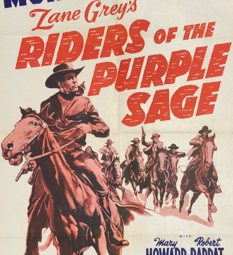 Riders the purple - sage, one