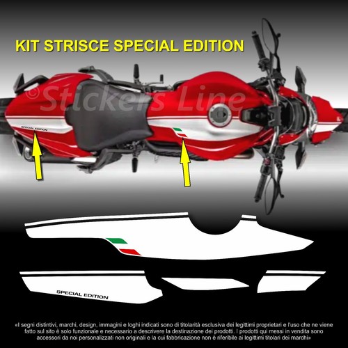Adesivi moto strisce ducati - moto,