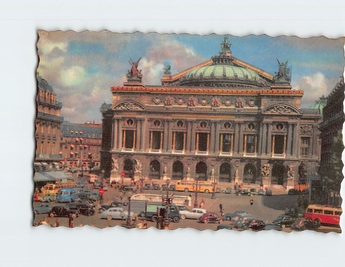 Cartolina opera parigi - l'opera,,