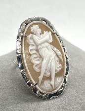 Anello argento 925 con cammeo