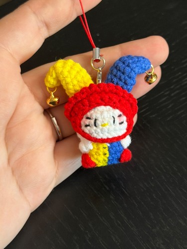Fatto mano uncinetto hello - a,