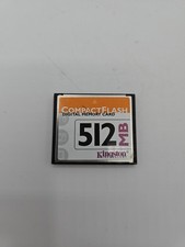 512 MB Compact Flash Card (scheda CF 512 MB) KINGSTON usata-