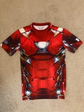 Under Armour Alter Ego Iron Man Guerra Civile Heatgear Camicia a Compressione Uomo Large