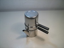 Rara Caffettiera Napoletana "N.P.F." da 3 Tazze Acciaio Inox Anni '70, Ottima