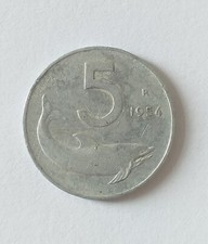 Moneta Rara  5 Lire  1954