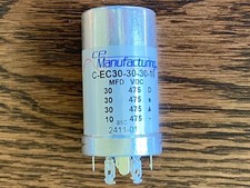 Condensatore Quad Can Leslie