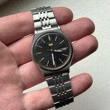 Uomo Vintage Seiko 5 Orologio