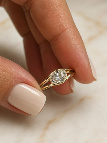 Anello mignolo unico diamante - anello,