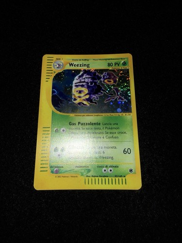 Carta pokemon weezing holo - weezing,