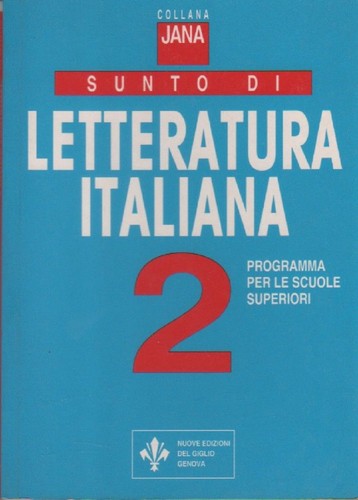 Sunto letteratura italiana - di,