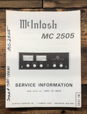 Mcintosh mc2505 2505 - mc2505, mc-2505