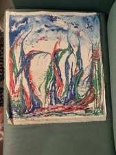 Dipinto Olio Su Tela Di Anna Adamini (2004) - Firmato Sul Retro