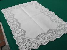 CENTRINO IN LINO BORDO SFILATO 