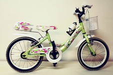 BICI CITY BIKE Bicicletta MTB Bambina 16" con cesto e bauletto 