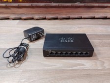 Cisco SG110D-08 switch Ethernet desktop Gigabit 8 porte con adattatore *LEGGI*