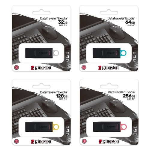 Pendrive kingston 64 gb - 32,