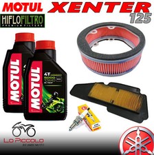 KIT TAGLIANDO YAMAHA XENTER 125 150 2012-2016 OLIO + CANDELA + FILTRI