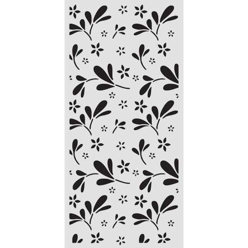 Stencil family sfondo fiori - family,