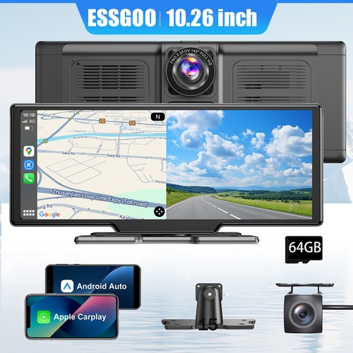 Dashcam touchscreen essgoo - dashcam,
