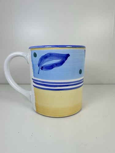 Tazza caleca azzurro dipinta - tazza,