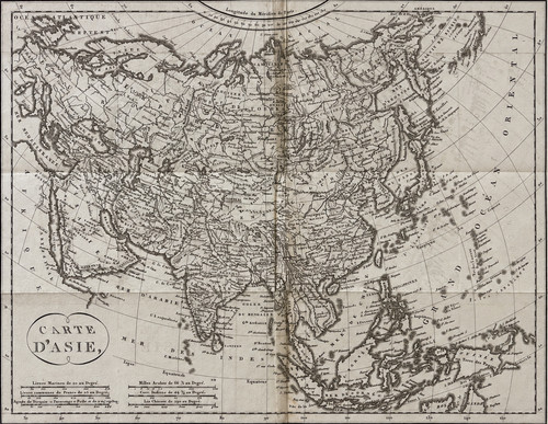 Mappa antica asia 1817 - 1817, cina