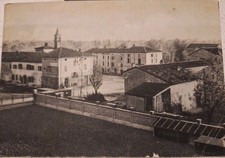 Cartolina Antica S Antonio In Mercadello Panorama Novi Di Modena  Rara Fg N 10 