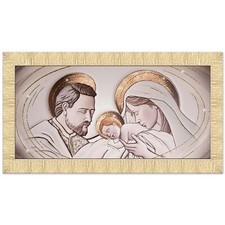 Quadro tela Sacra famiglia con