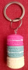PORTACHIAVI - MACARON DI RESINA COLORATA - DA COLLEZIONE