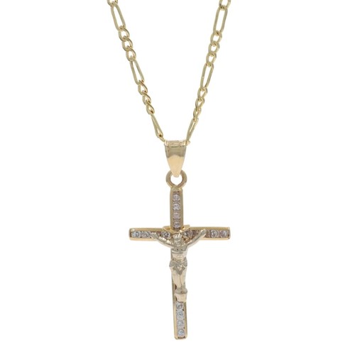 Collana crocifisso oro - crocifisso,