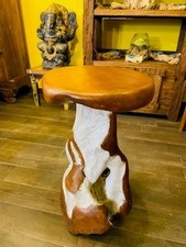 Sgabello etnico radice di teak
