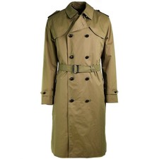 Trench cappotto ufficiale kaki originale esercito olandese