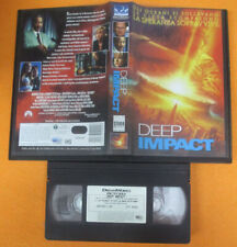 *VHS film DEEP IMPACT 1998 Robert Duvall Morgan Freeman DREAMWORKS (F168) *