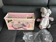 MINI PISOLONE CONIGLIO SACCO A PELO ANNI 80 / 90 pupazzo plush GIOCHI PREZIOSI