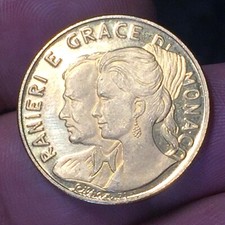 Medaglia - Sciltian - RANIERI E GRACE DI MONACO