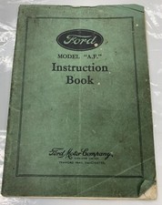 Libretto istruzioni Ford Model