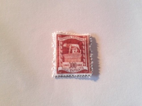 Marca bollo italia 1956 - marca, da