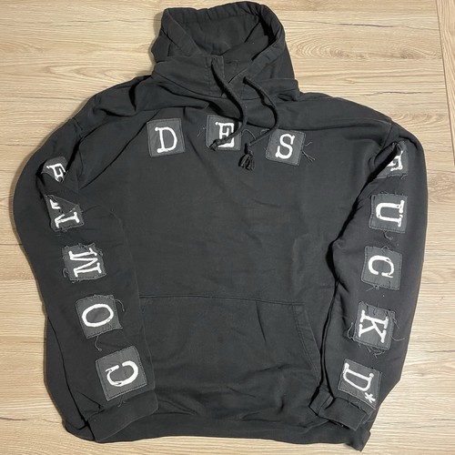 Comme des fuckdown felpa nera - des,