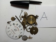 orologi da taschino e polso anni 30/40 ricambio, rottami, Waltham, ivance retard