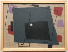 Dipinto Olio Composizione Da