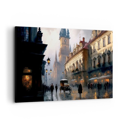 Quadro tela 120x80cm città - 120x80cm,