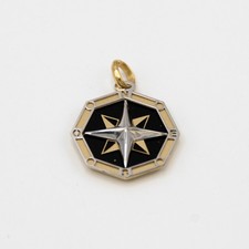 Ciondolo "rosa dei venti"oro