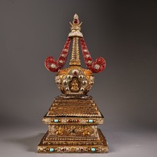 Altorilievo dipinto in bronzo